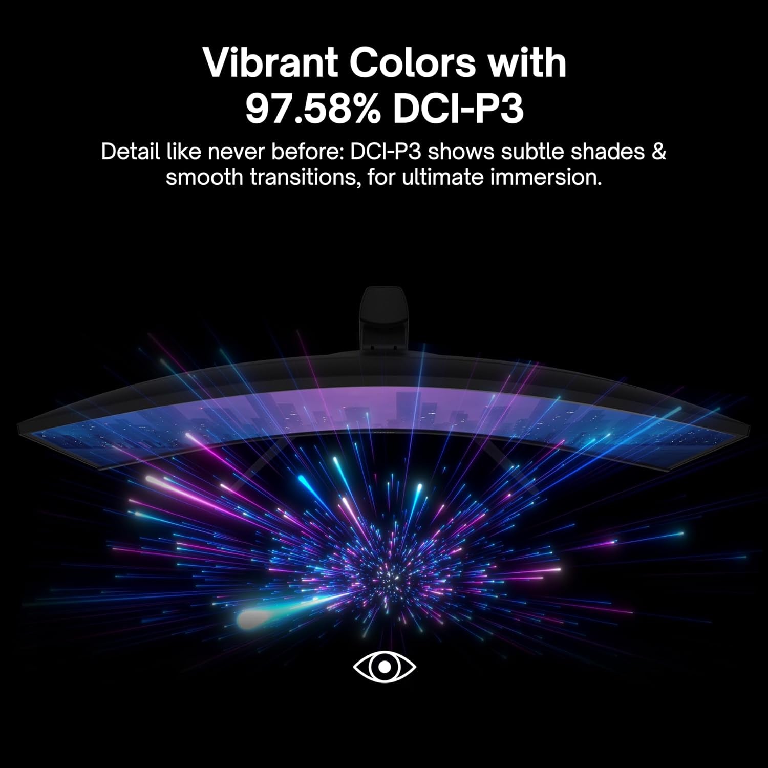 PXC325 32 Inch 165Hz Refresh Rate FHD 1080P Resolution 1500R Curved VA Panel 1Ms MPRT Response Time Adaptive Sync HDR Tilting Stand Gaming Monitor